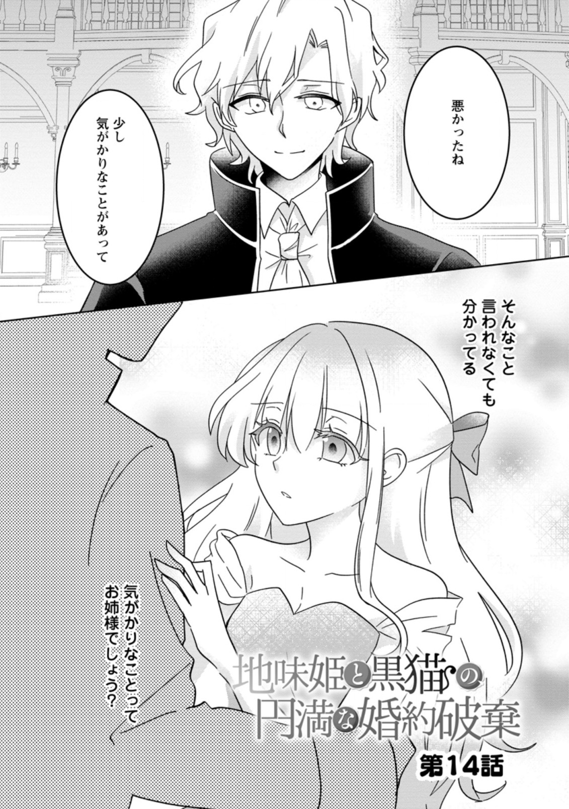 地味姫と黒猫の、円満な婚約破棄 第14.1話 - Page 1