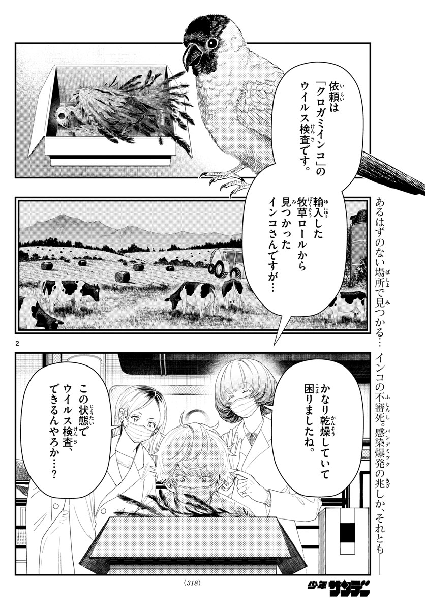 ラストカルテ-法獣医学者 当麻健匠の記憶- 第34話 - Page 2