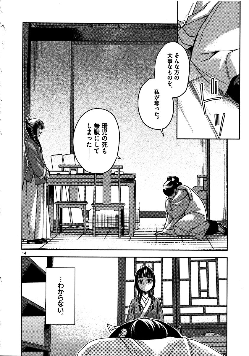 薬屋のひとりごと (KURATA Mi 第12話 - Page 14