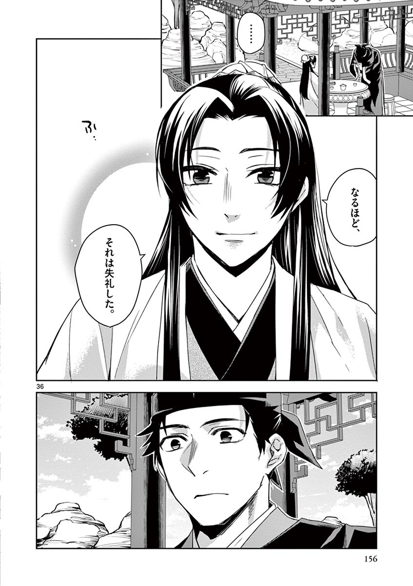 薬屋のひとりごと～猫猫の後宮謎解き手帳～ The Apothecarys Monologue (KURATA Minoji) 第26話 - Page 36