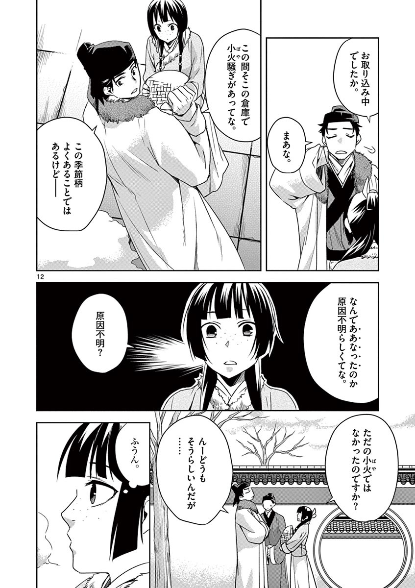 薬屋のひとりごと～猫猫の後宮謎解き手帳～ The Apothecarys Monologue (KURATA Minoji) 第16話 - Page 12