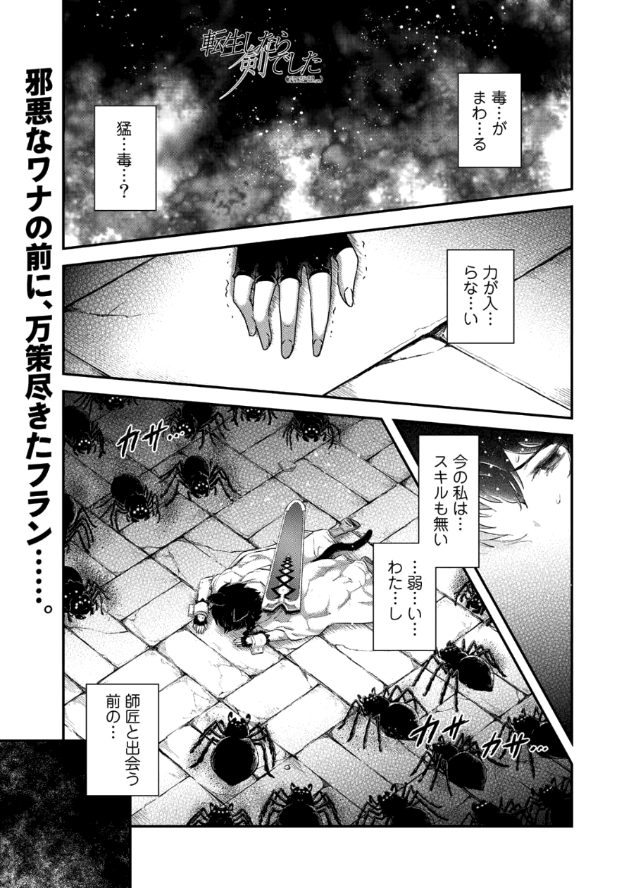 転生したら剣でした 第23.1話 - Page 1