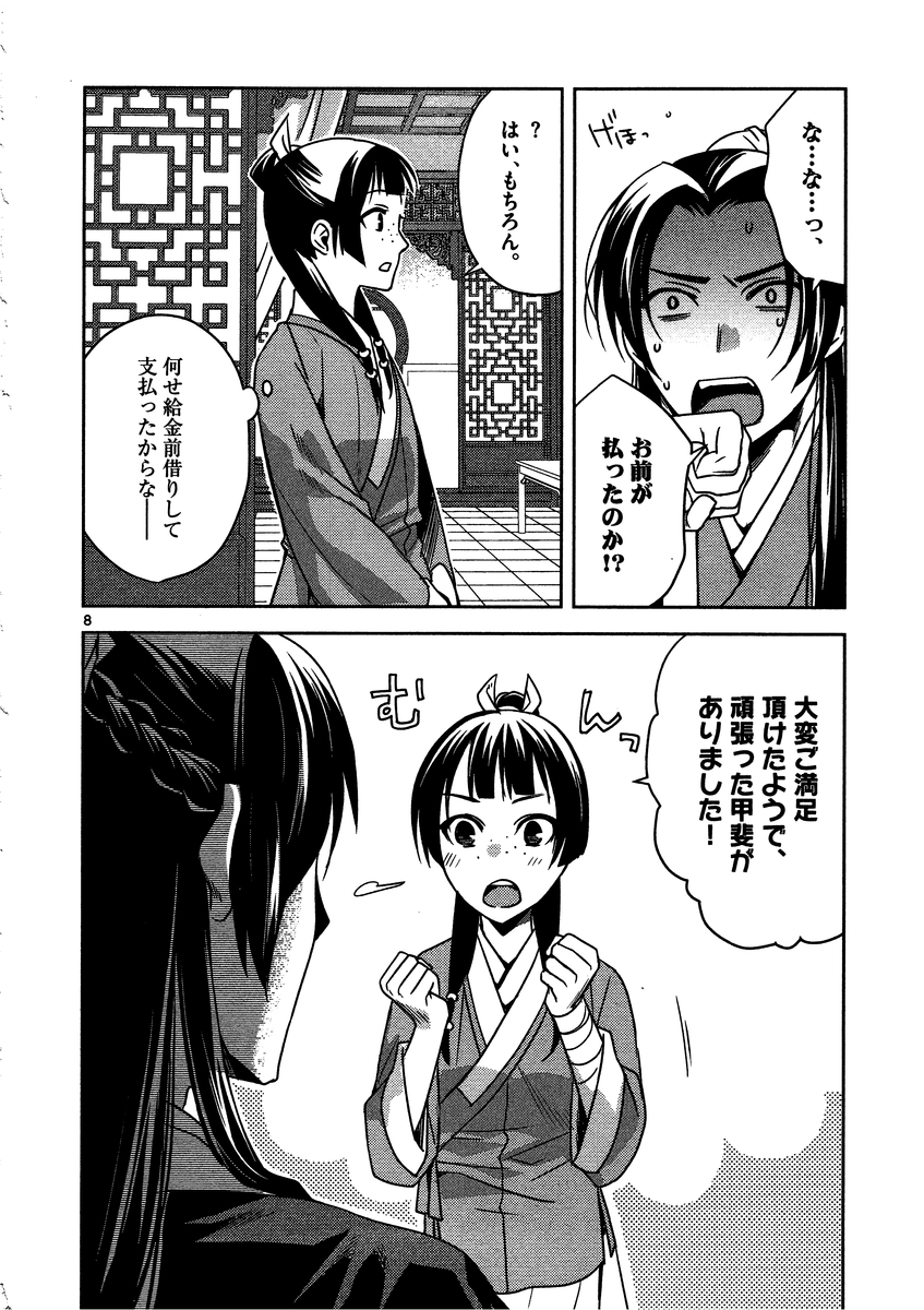 薬屋のひとりごと (KURATA Mi 第9話 - Page 8