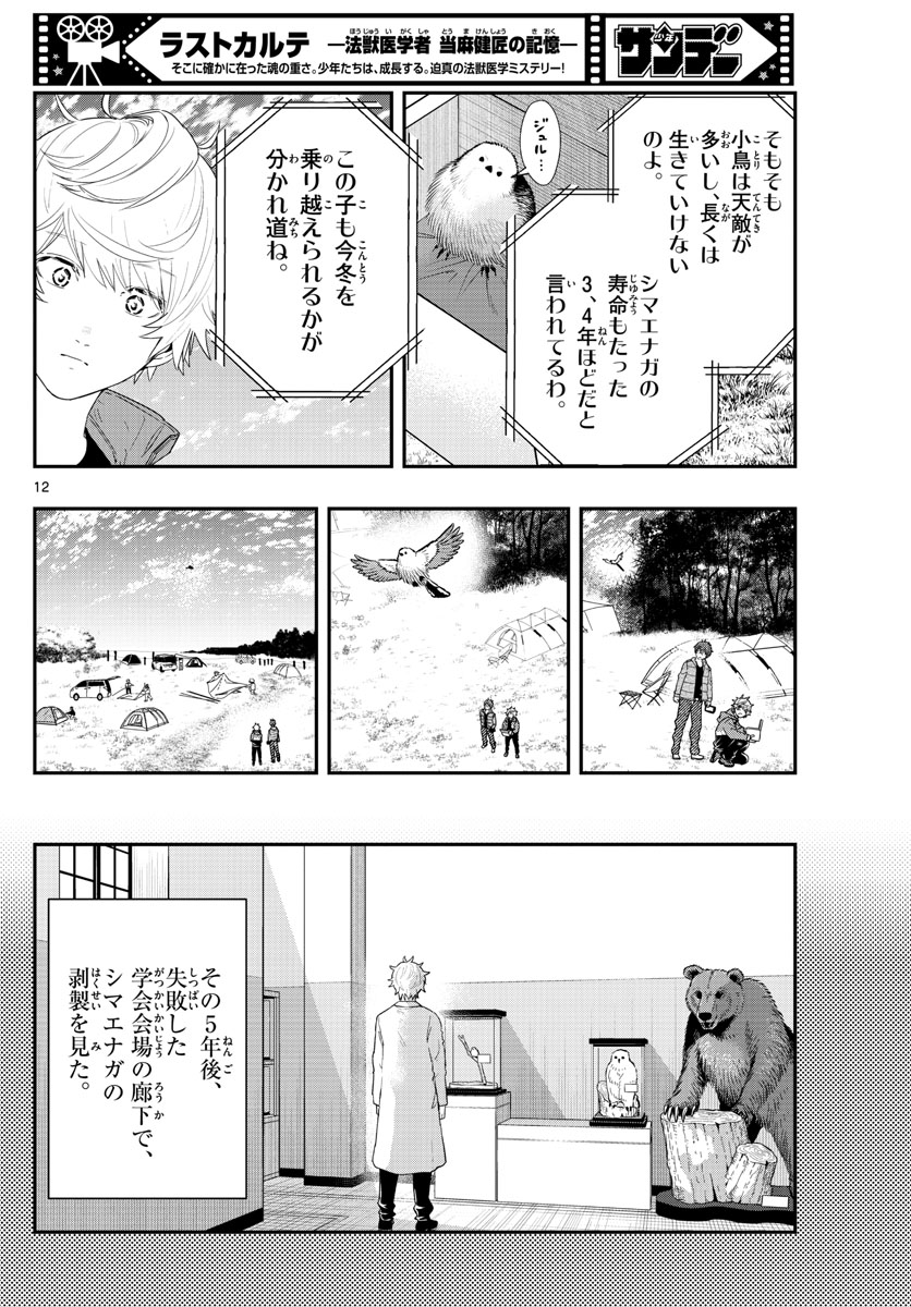 ラストカルテ-法獣医学者 当麻健匠の記憶- 第55話 - Page 12