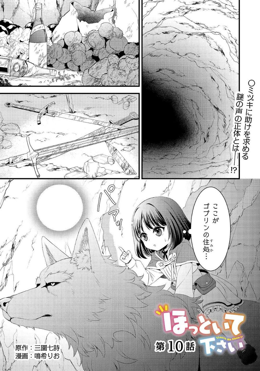 ほっといて下さい　―従魔とチートライフ楽しみたい！― 第10話 - Page 1