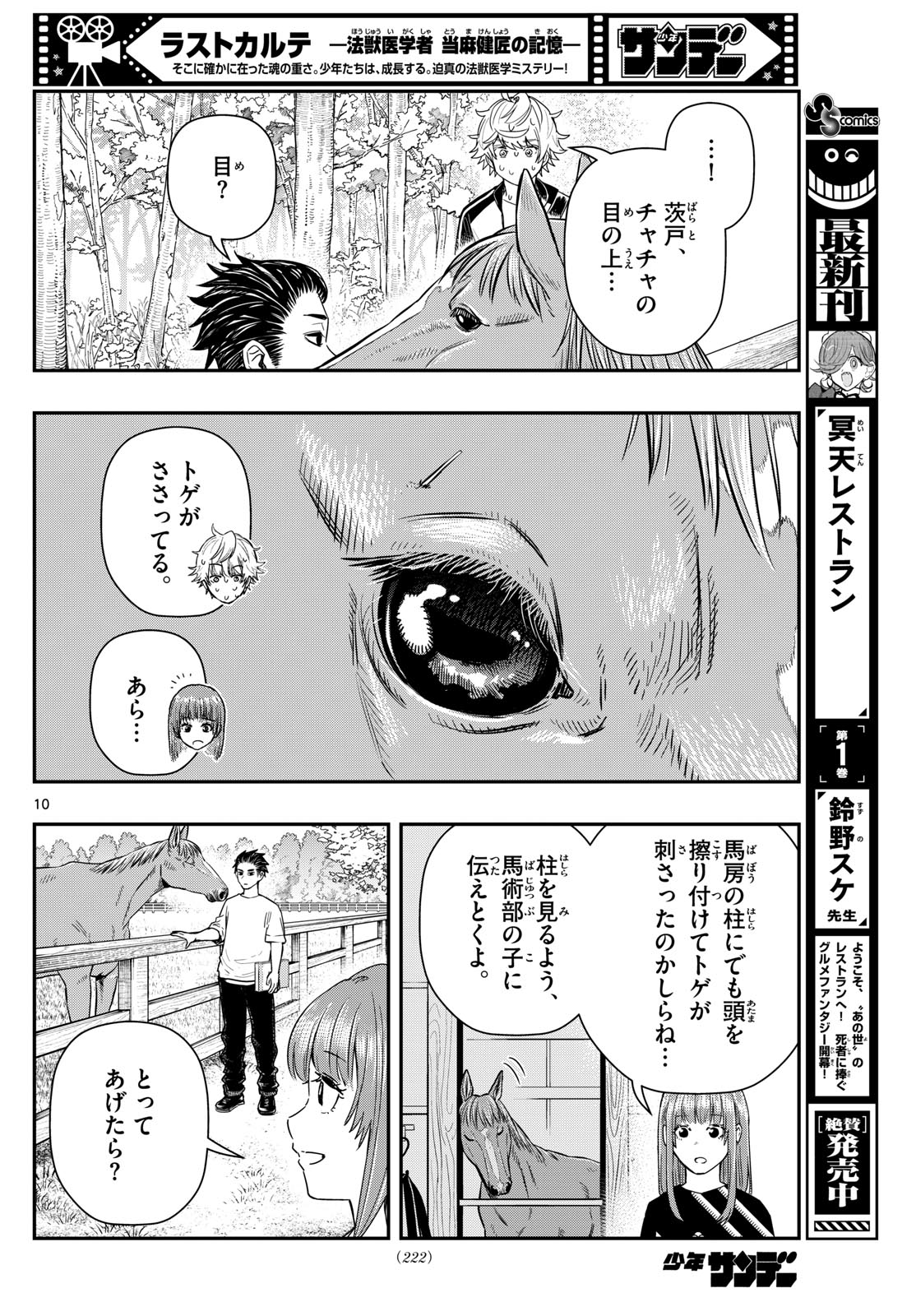 ラストカルテ-法獣医学者 当麻健匠の記憶- 第74話 - Page 10