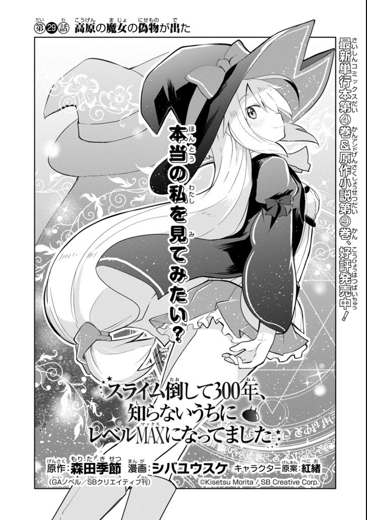 スライム倒して300年、知らないうちにレベルMAXになってました 第29話 - Page 1