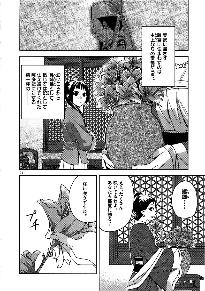 薬屋のひとりごと～猫猫の後宮謎解き手帳～ The Apothecarys Monologue (KURATA Minoji) 第12話 - Page 24