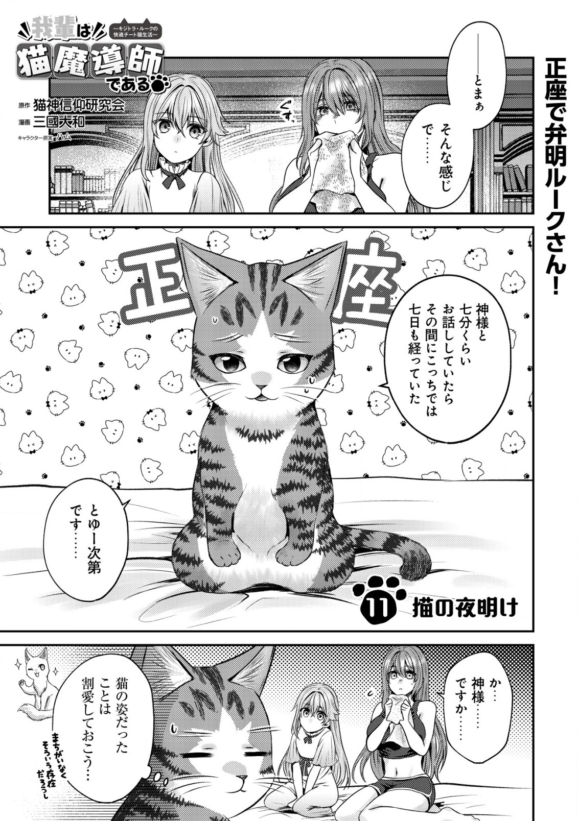 我輩は猫魔導師である～キジトラ・ルークの快適チート猫生活～ 第11.1話 - Page 1