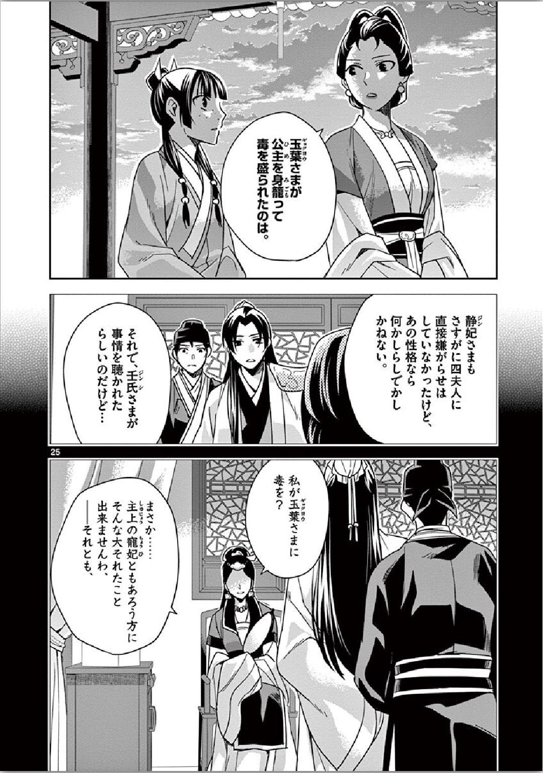 薬屋のひとりごと～猫猫の後宮謎解き手帳～ The Apothecarys Monologue (KURATA Minoji) 第34話 - Page 25