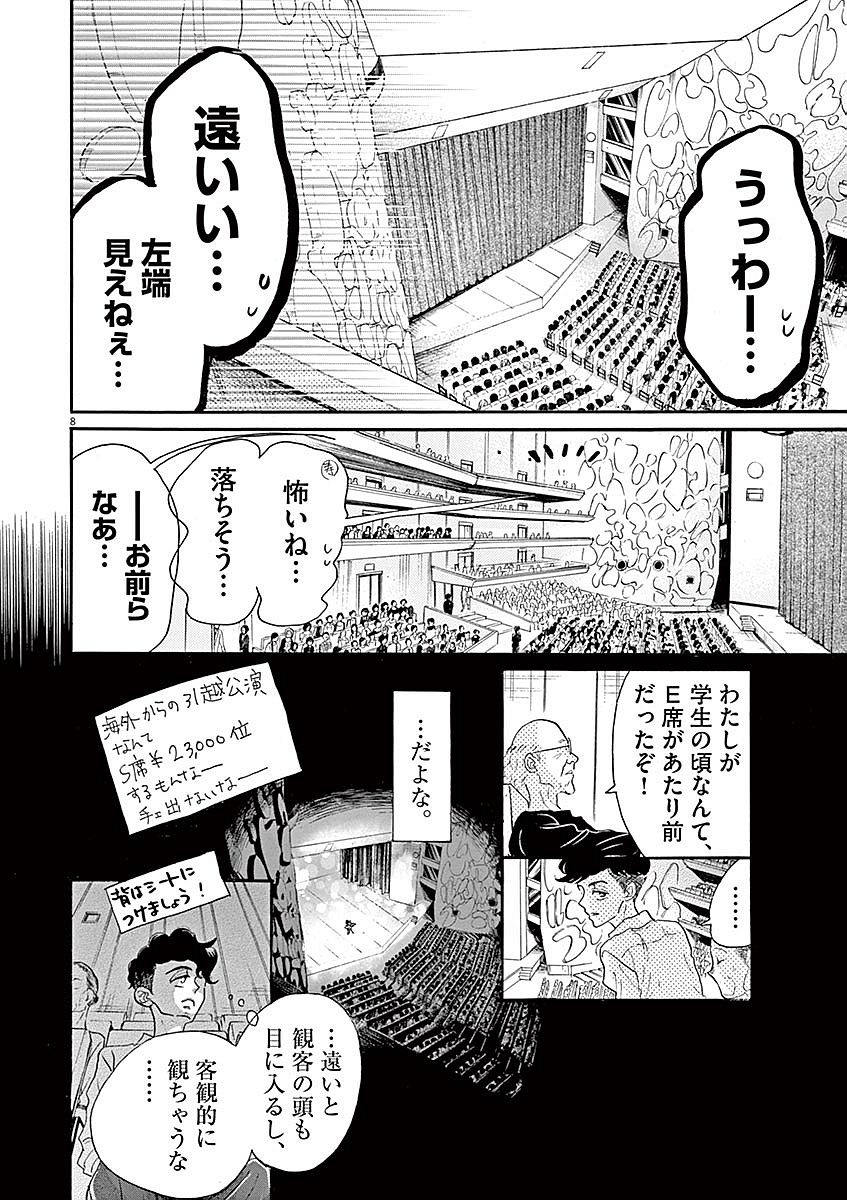ダンス・ダンス・ダンスール 第55話 - Page 8