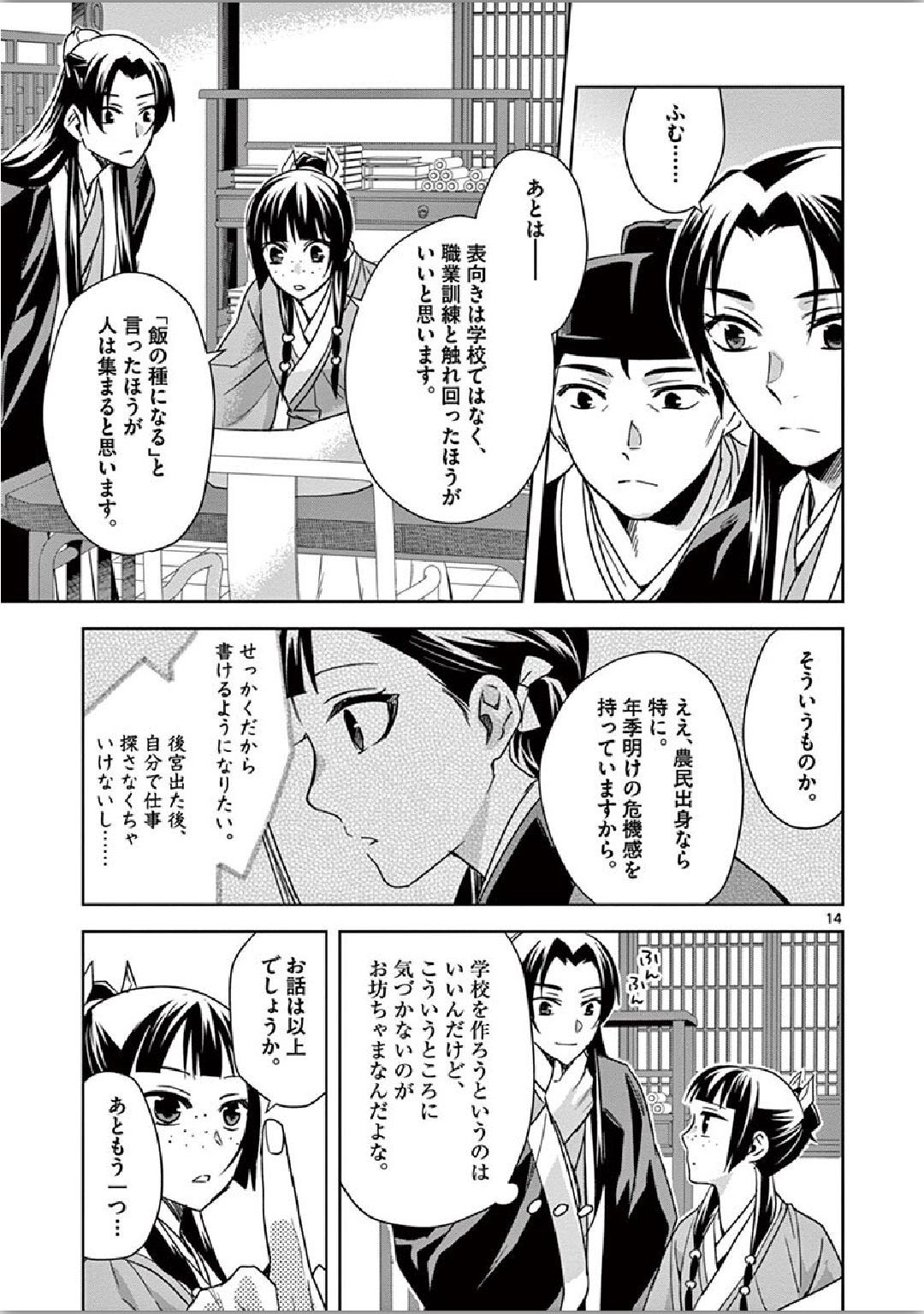 薬屋のひとりごと (KURATA Mi 第34話 - Page 14
