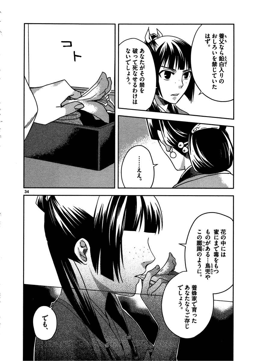 薬屋のひとりごと (KURATA Mi 第11話 - Page 34