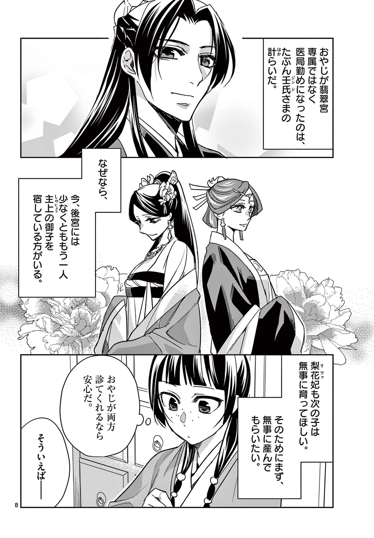 薬屋のひとりごと～猫猫の後宮謎解き手帳～ The Apothecarys Monologue (KURATA Minoji) 第59.1話 - Page 8