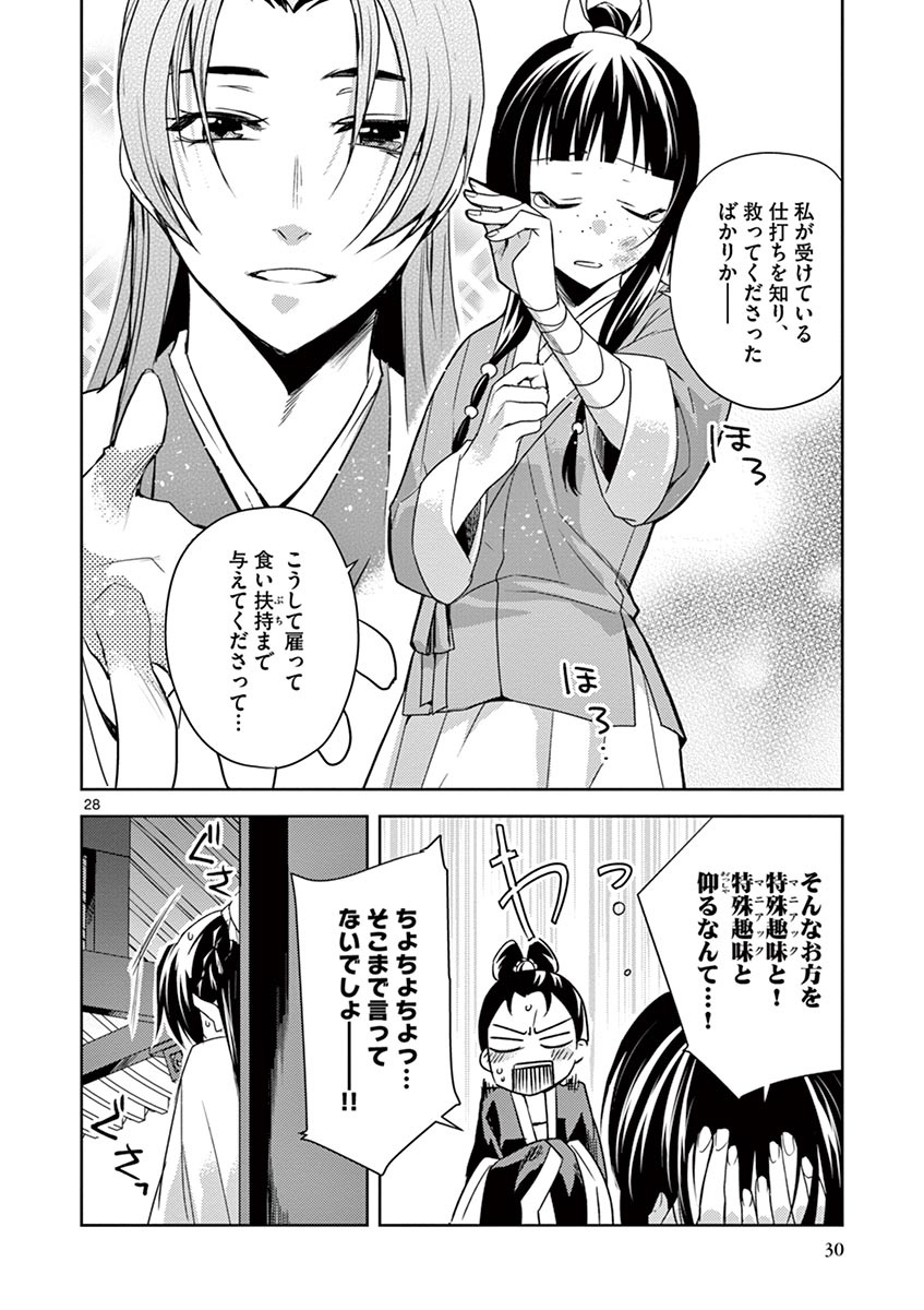 薬屋のひとりごと～猫猫の後宮謎解き手帳～ The Apothecarys Monologue (KURATA Minoji) 第14話 - Page 28