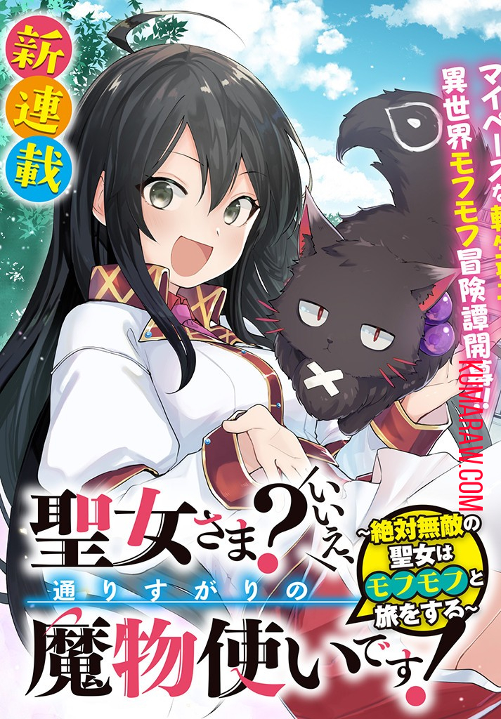 聖女さま？ いいえ、通りすがりの魔物使いです！ ～絶対無敵の聖女はモフモフと旅をする～ 第1話 - Page 3