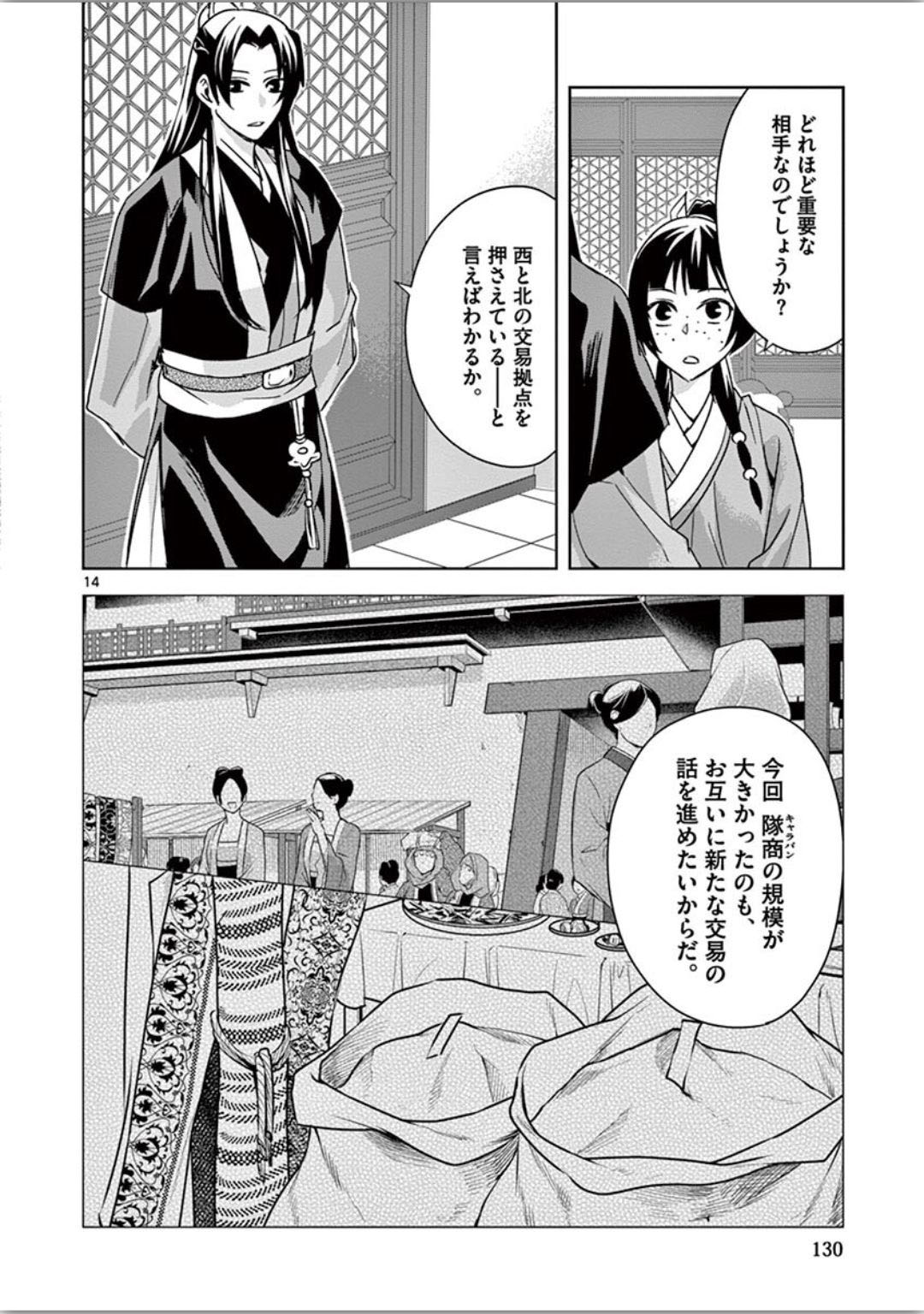薬屋のひとりごと (KURATA Mi 第37話 - Page 14