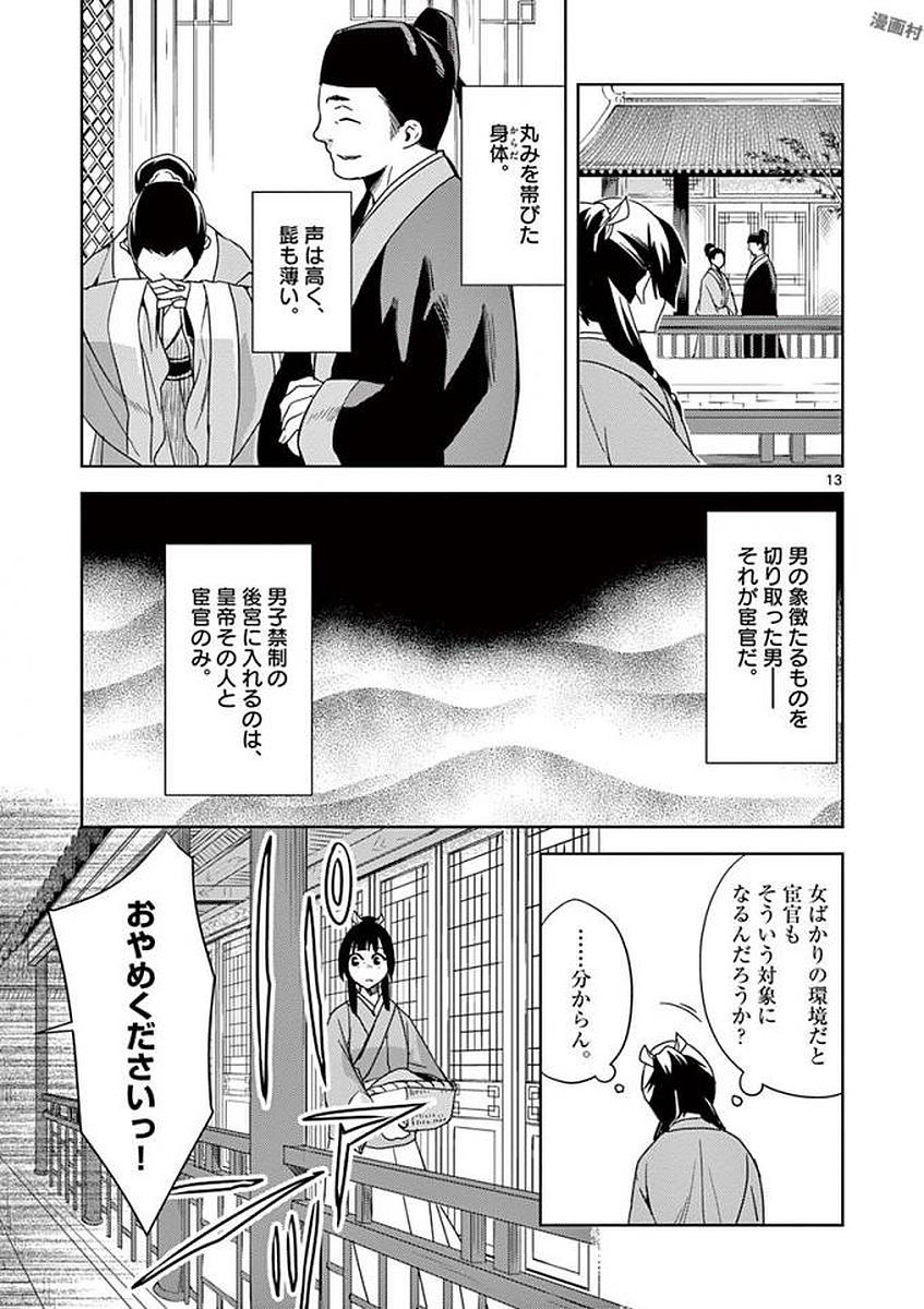 薬屋のひとりごと (KURATA Mi 第1話 - Page 13