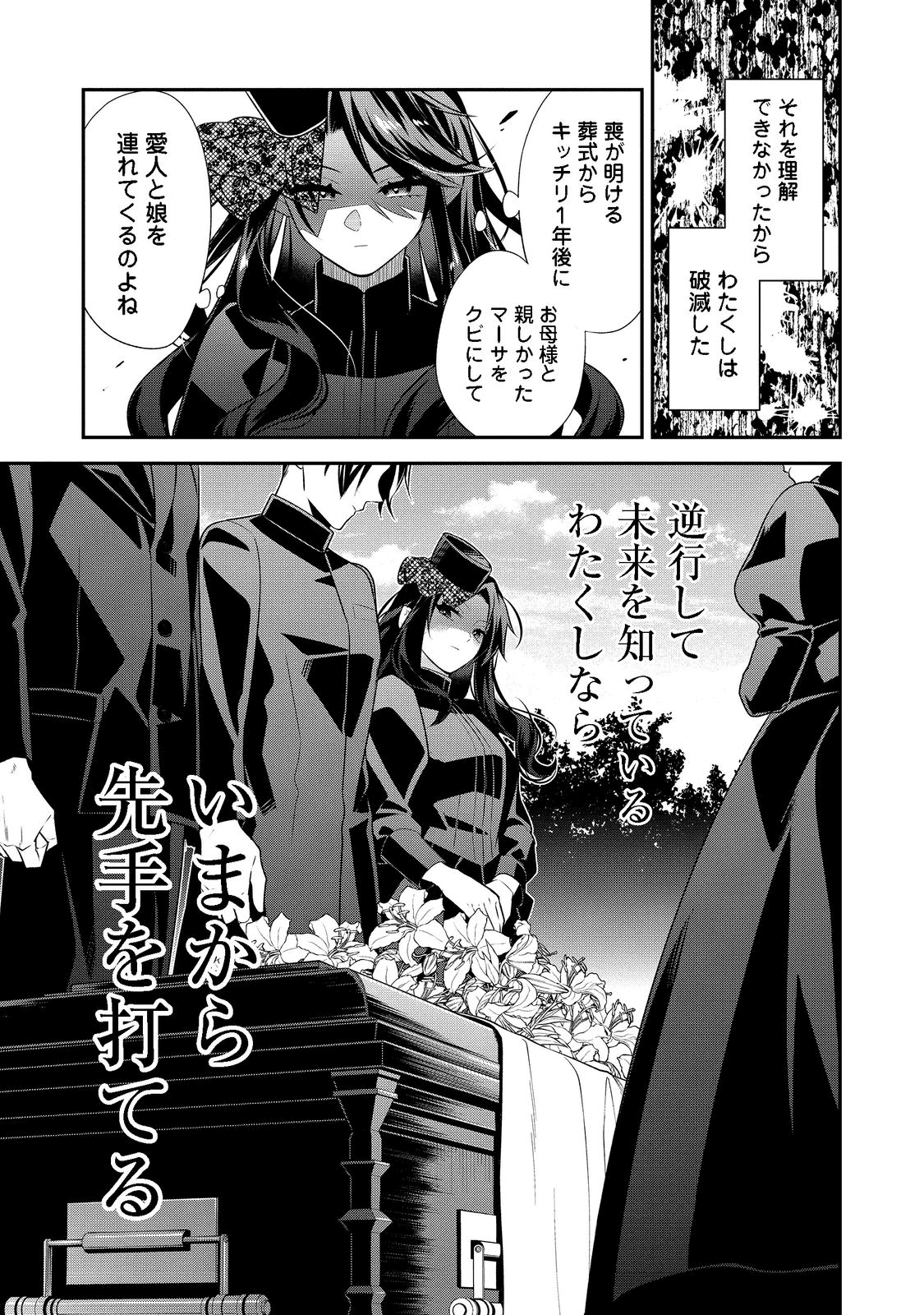 断罪された悪役令嬢は、逆行して完璧な悪女を目指す 第1話 - Page 33