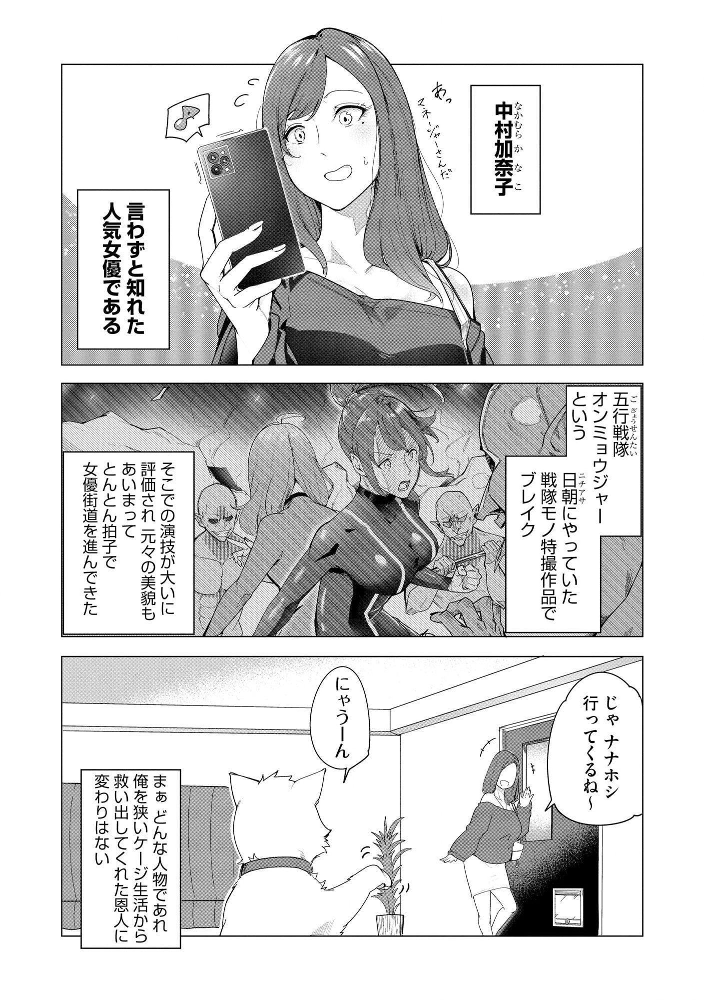 猫に転生したけど、暇なのでゲーマー女子と一緒にＶＲＭＭＯをする 第1.1話 - Page 10