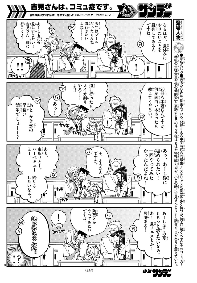 古見さんは、コミュ症です 第160話 - Page 8