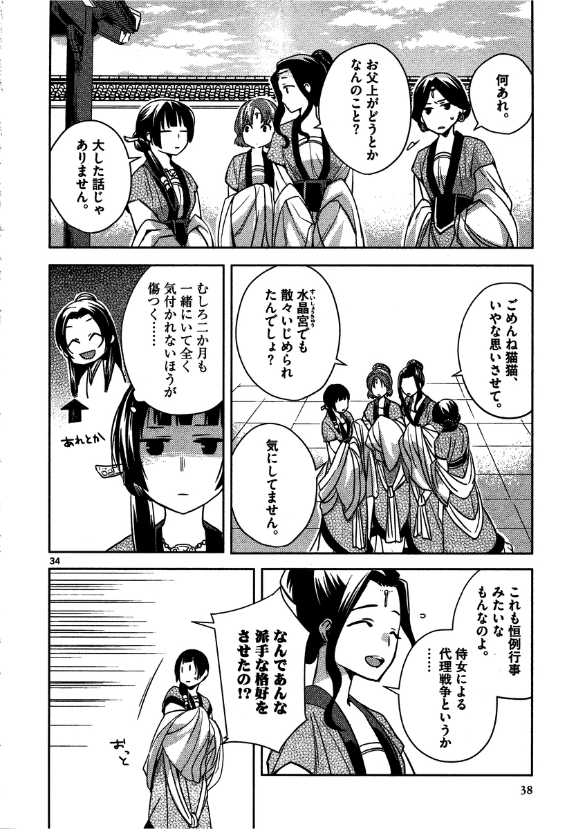 薬屋のひとりごと (KURATA Mi 第6話 - Page 34