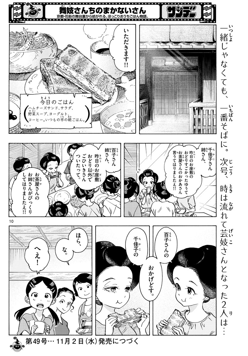 舞妓さんちのまかないさん 第253話 - Page 10