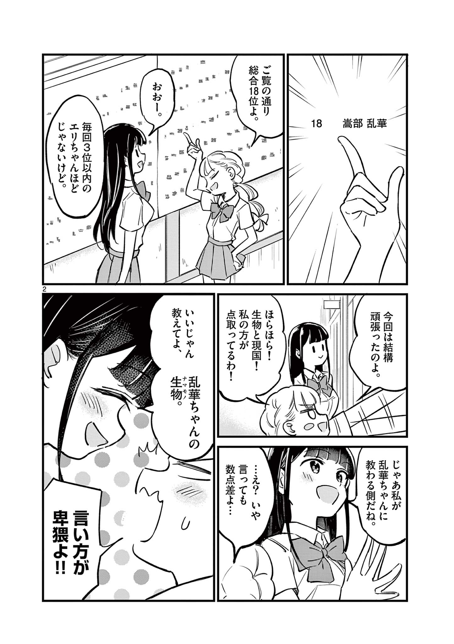 乱華ちゃんはビッチになりたい！！ 第4話 - Page 2