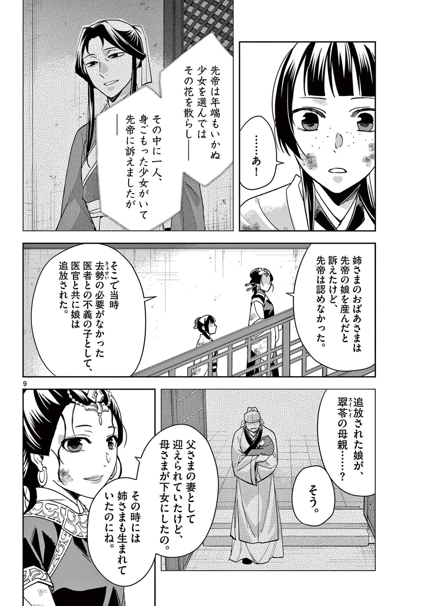 薬屋のひとりごと (KURATA Mi 第73話 - Page 9