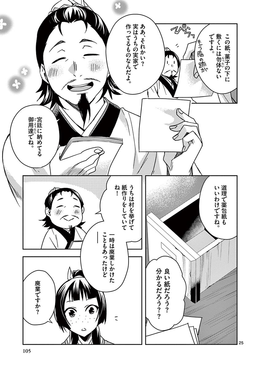 薬屋のひとりごと～猫猫の後宮謎解き手帳～ The Apothecarys Monologue (KURATA Minoji) 第25話 - Page 25