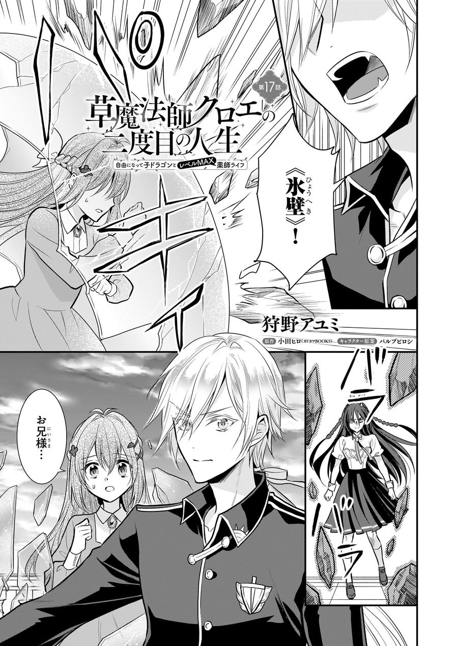 草魔法師クロエの二度目の人生 自由になって子ドラゴンとレベルMAX薬師ライフ 第17話 - Page 1