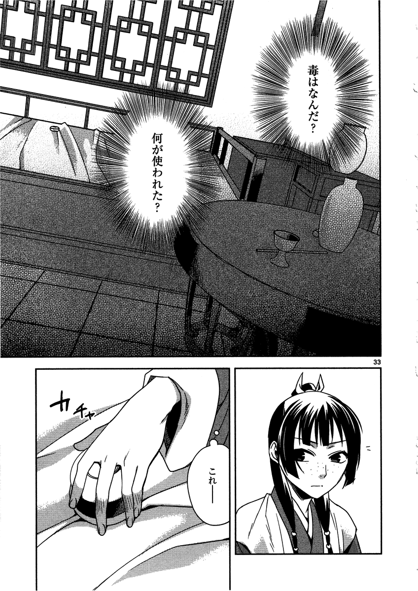 薬屋のひとりごと (KURATA Mi 第8話 - Page 33