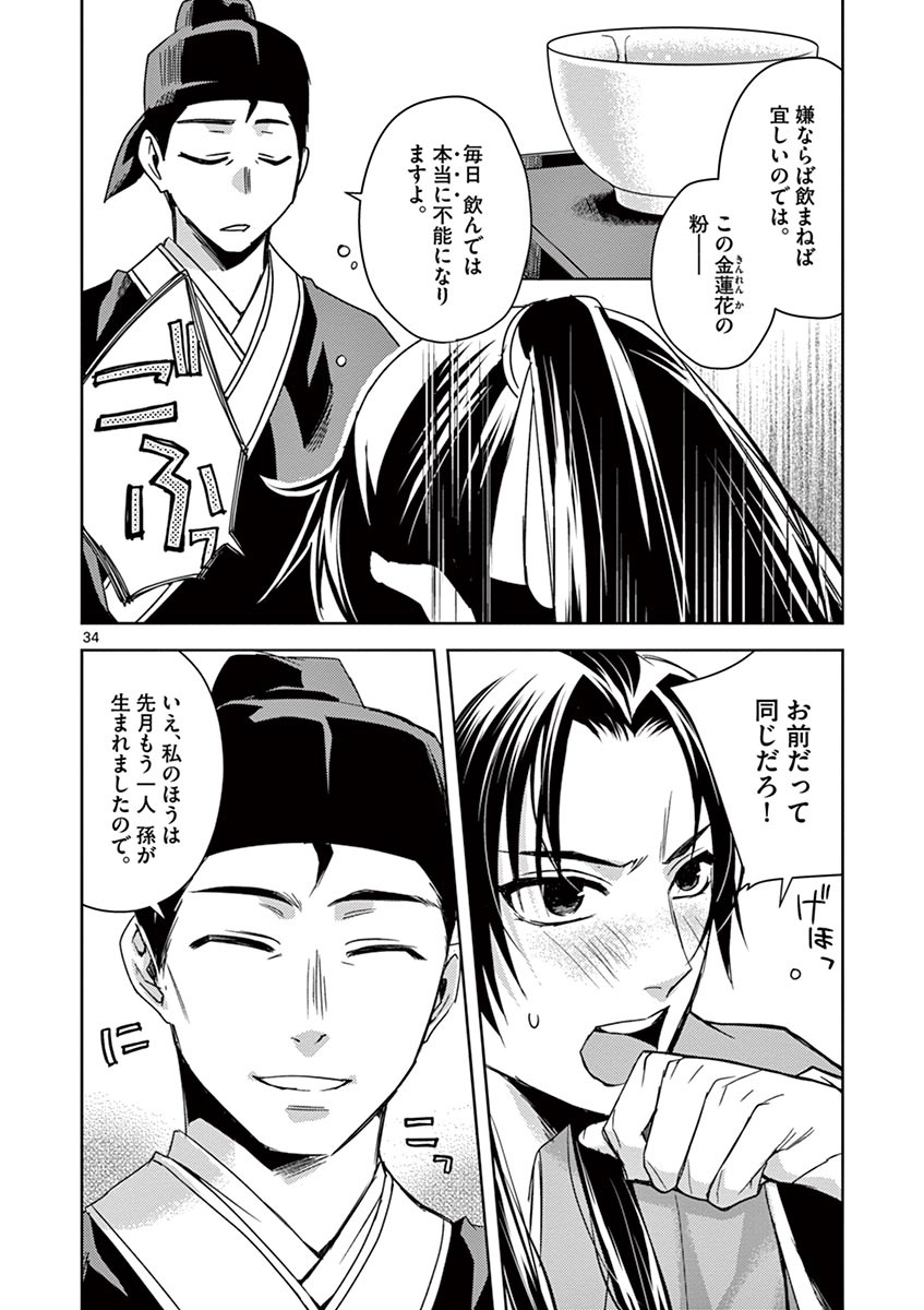 薬屋のひとりごと～猫猫の後宮謎解き手帳～ The Apothecarys Monologue (KURATA Minoji) 第24話 - Page 34