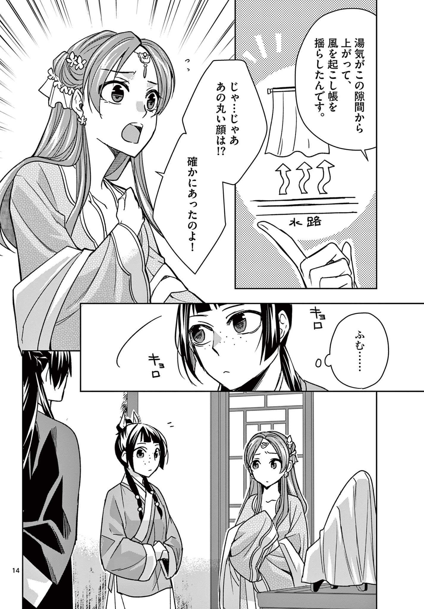 薬屋のひとりごと～猫猫の後宮謎解き手帳～ The Apothecarys Monologue (KURATA Minoji) 第56.1話 - Page 14