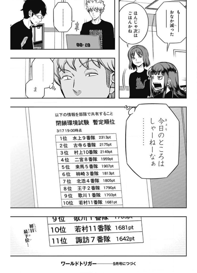 ワートリ 第210話 - Page 19